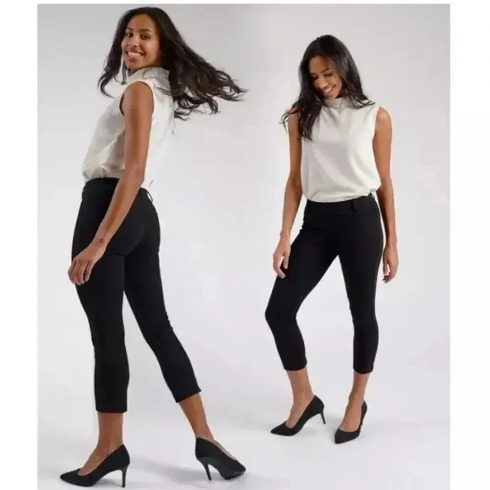 Betabrand Cropped Stratch Dress Pant